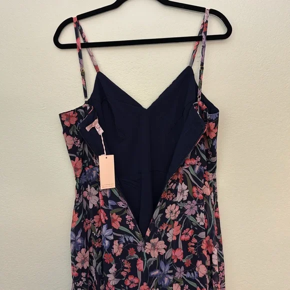 Anthropologie 12 Hutch Belinna Sleeveless V-Neck Godet A-Line Maxi Dress - Picture 11 of 13